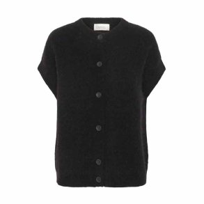 Siva os knit cardigan My Essential Wardrobe, black