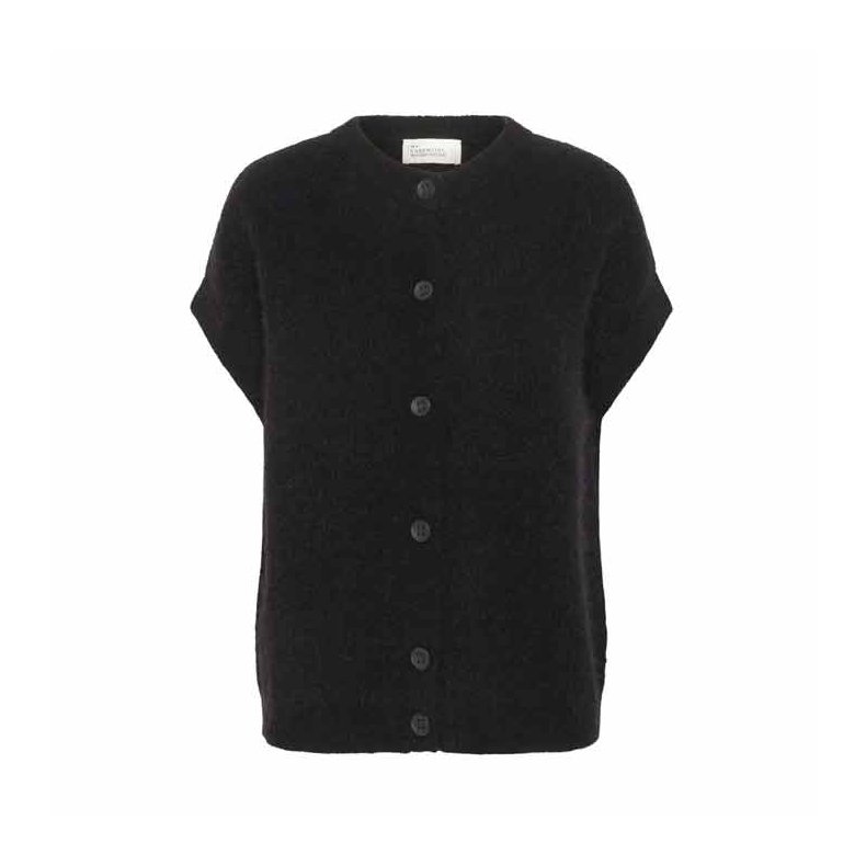 Siva os knit cardigan My Essential Wardrobe, black