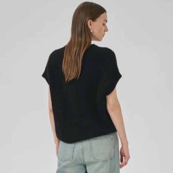 Siva os knit cardigan My Essential Wardrobe, black