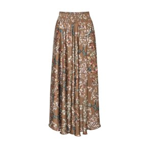 Savannah skirt Karmamia, melange brown