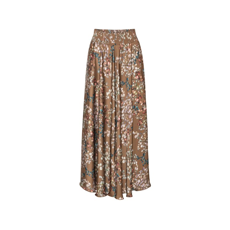 Savannah skirt Karmamia, melange brown