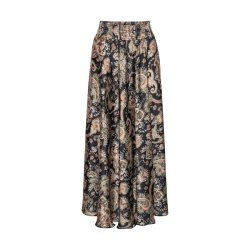 Savannah skirt Karmamia, khaki paisley