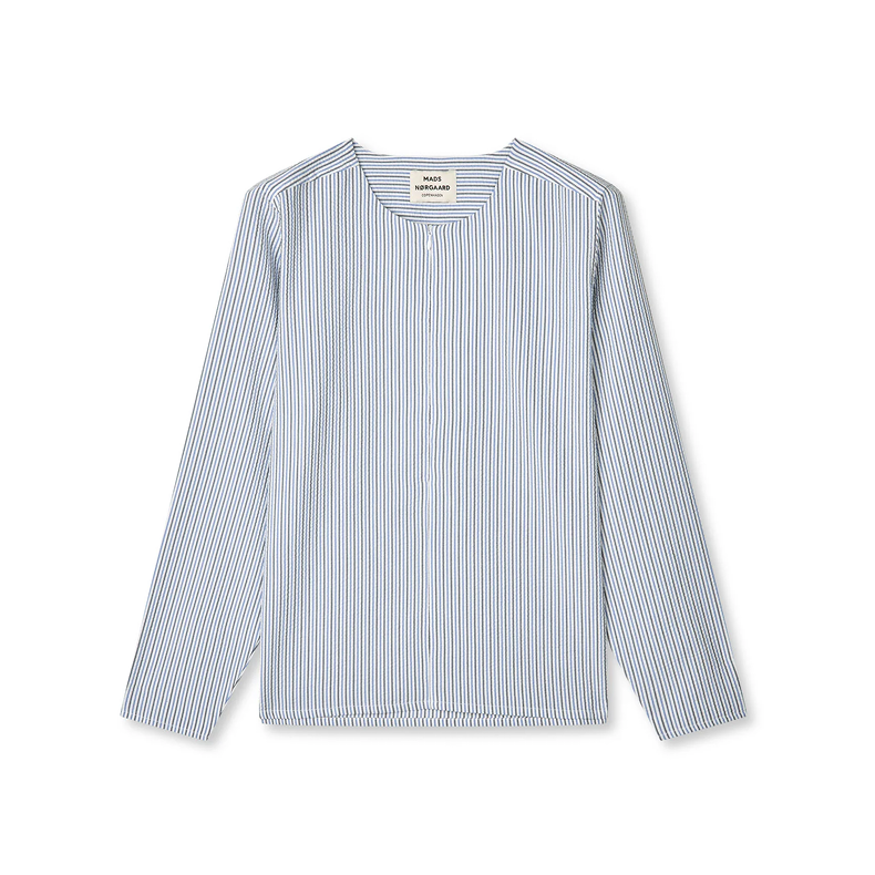 Soft crease funa top Mads N�rgaard, sky captain/bright cobalt/vani