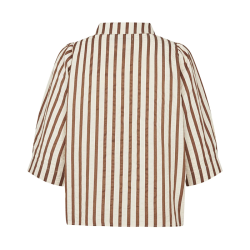 Lollys Laundry BonoLL Shirt SS, dark mokka