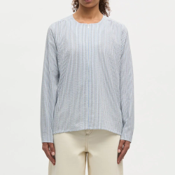 Soft crease funa top Mads N�rgaard, sky captain/bright cobalt/vani