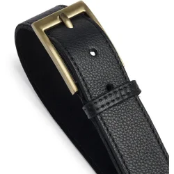 Fashion Favourites belt Depeche, black/brass