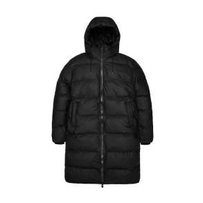 Alta longer puffer jacket Rains, black
