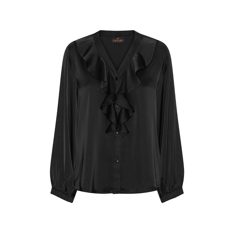 Sophia blouse Karmamia, semi rich black