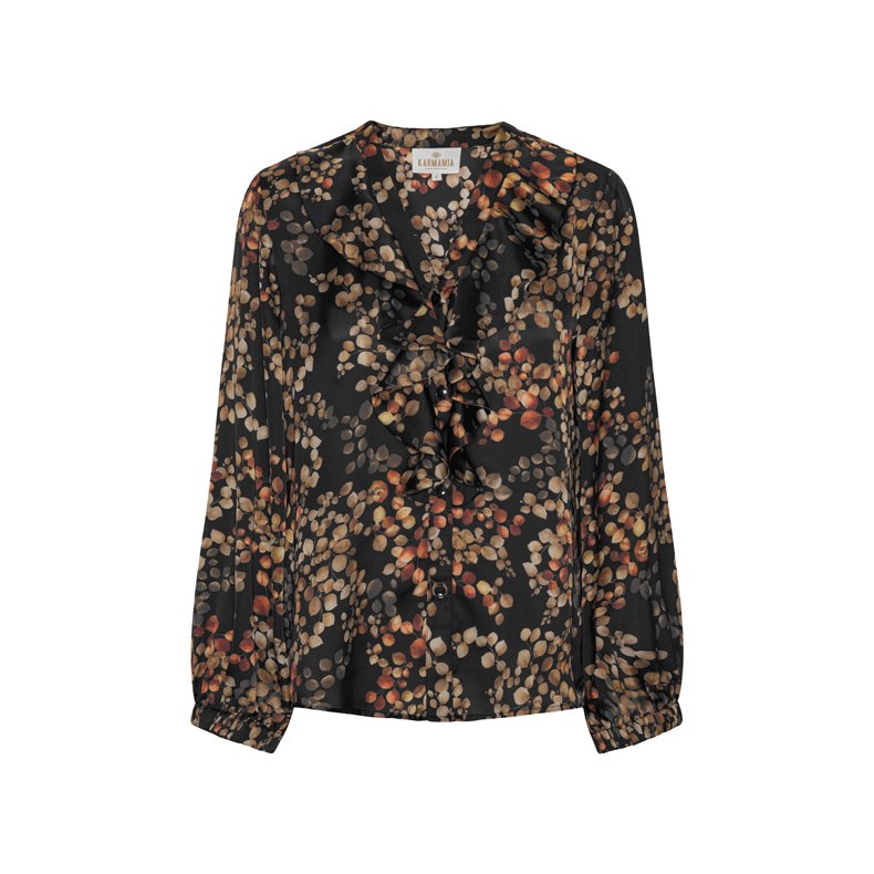 Sophia blouse Karmamia, melange noir