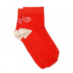 Minna short socks MP Denmark, spicy orange