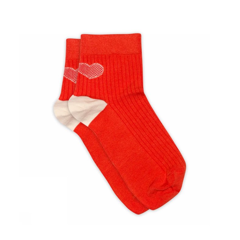 Minna short socks MP Denmark, spicy orange