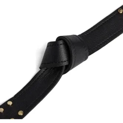 Studded waist belt Depeche, black/brass
