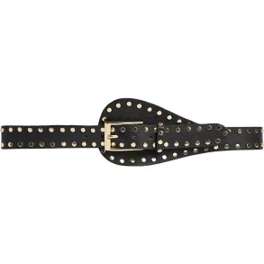 Studded waist belt Depeche, black/brass