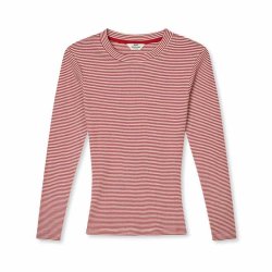 2x2 Cotton Stripe Tuba tee LS Mads Nrgaard, winery/vanilla ice