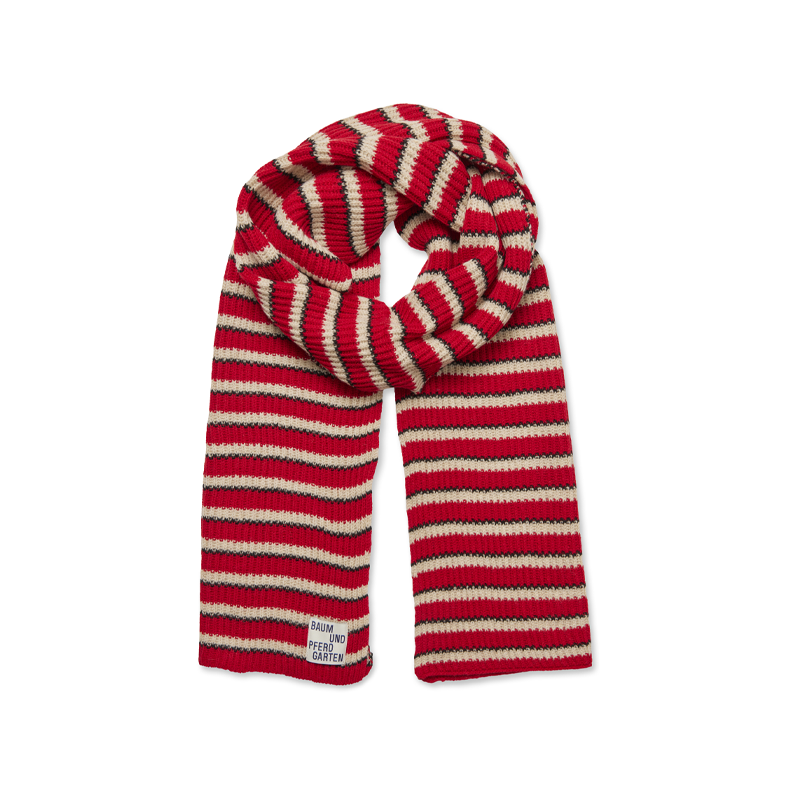 Leora trklde Baum und Pferdgarten, crimson red stripe