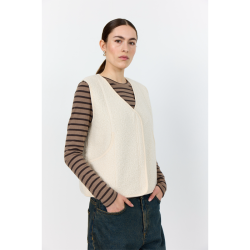 Nissa 1 waistcoat Levet Room, star white