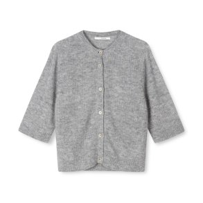 Summer knit cardigan Sibin Linnebjerg, sweat grey
