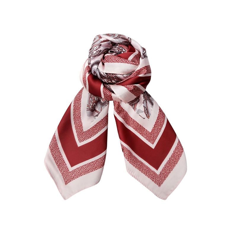 Suri mini scarf Black Colour, wine