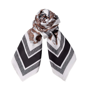 Suri mini scarf Black Colour, black