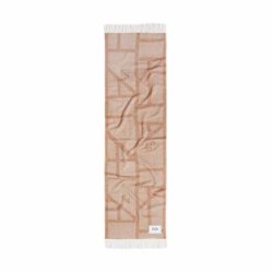 Svea wool mix scarf Lala Berlin, brown/beige