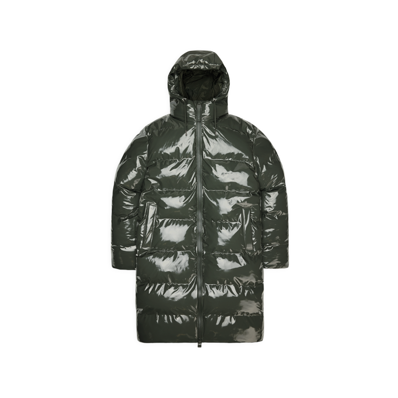 Alta longer puffer jacket Rains, swamp