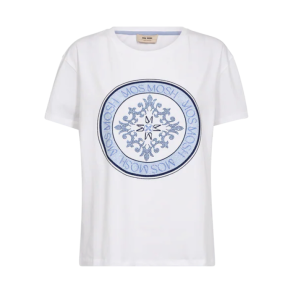 Mos Mosh Safina o-ss tee, white