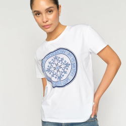 Mos Mosh Safina o-ss tee, white
