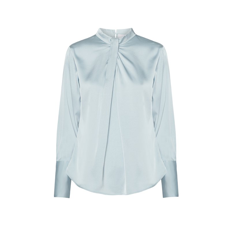 Tara blouse Karmamia, hammered sky