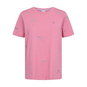 Nusuis t-shirt Nmph, pink camation