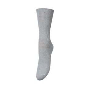 Telma solid sock Beck Sndergaard, light grey melange