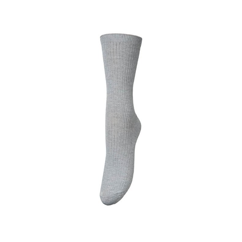 Telma solid sock Beck Sndergaard, light grey melange