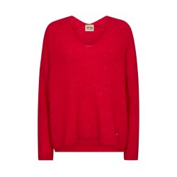 Thora v-neck knit Mos Mosh, chinese red