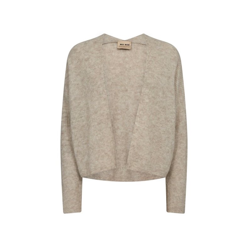 Thora relax knit cardigan Mos Mosh, feather gray
