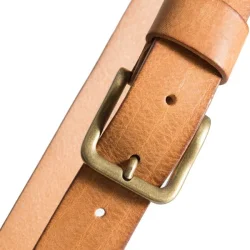 Jeans belt Depeche, cognac/brass