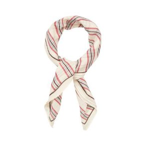 Tilly cotta scarf Beck Sndergaard, birch white