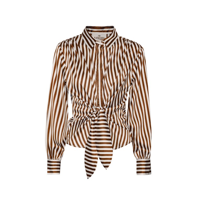 Lee shirt Karmamia, toffee stripe