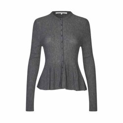 Tova knit cardigan Second Female, grey melange