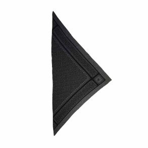 Triangle trinity classic M cashmere scarf Lala Berlin, lubecca dark grey melange
