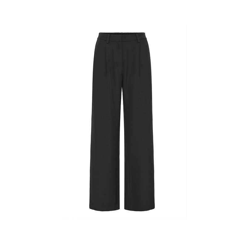 Fava wide pants ICHI, black