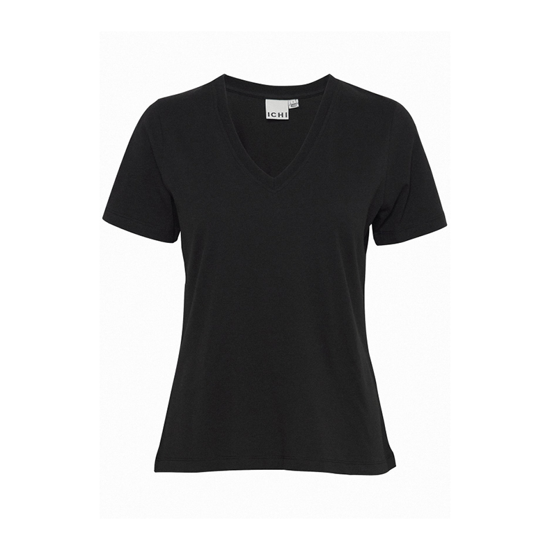 Palmer loose SS t-shirt ICHI, black