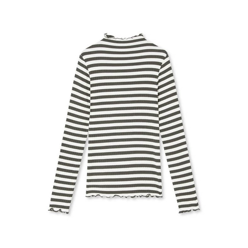 5x5 stripe trutte tee LS Mads Nrgaard, rosin/vanilla ice