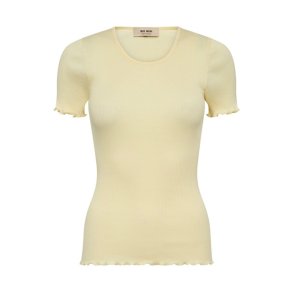 Elaine o-ss seamless silk tee Mos Mosh, french vanilla