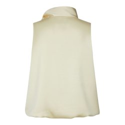 Veda heavy sateen top Neo Noir, light yellow
