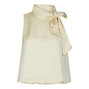 Veda heavy sateen top Neo Noir, light yellow