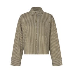Vena cropped shirt Second Female, camel