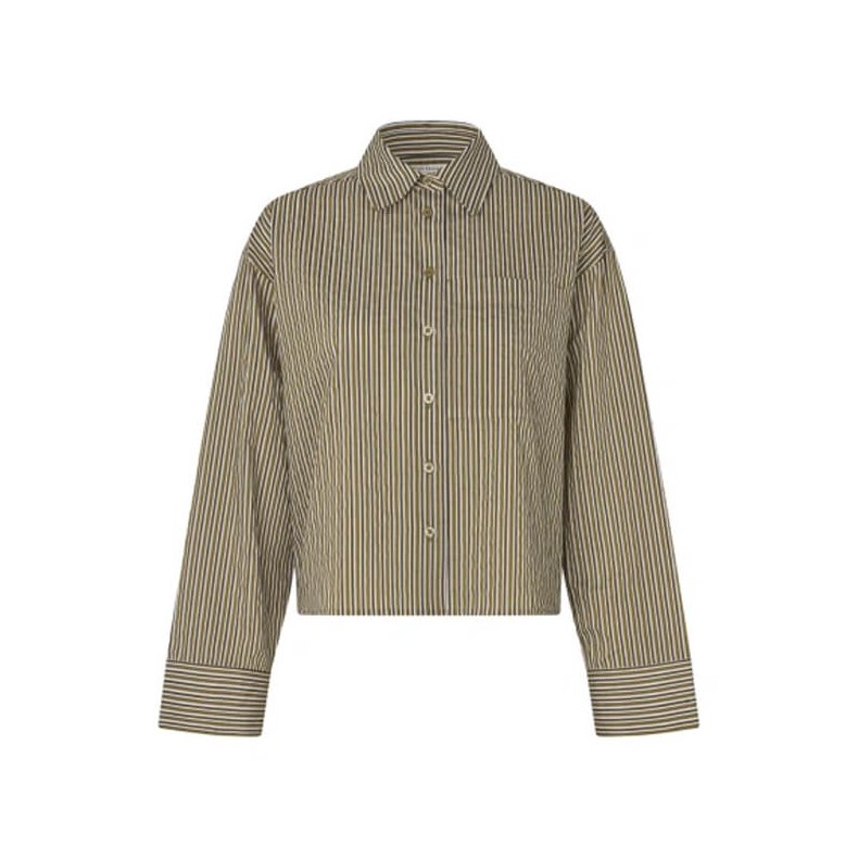 Vena cropped shirt Second Female, camel