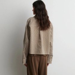 Vena cropped shirt Second Female, camel