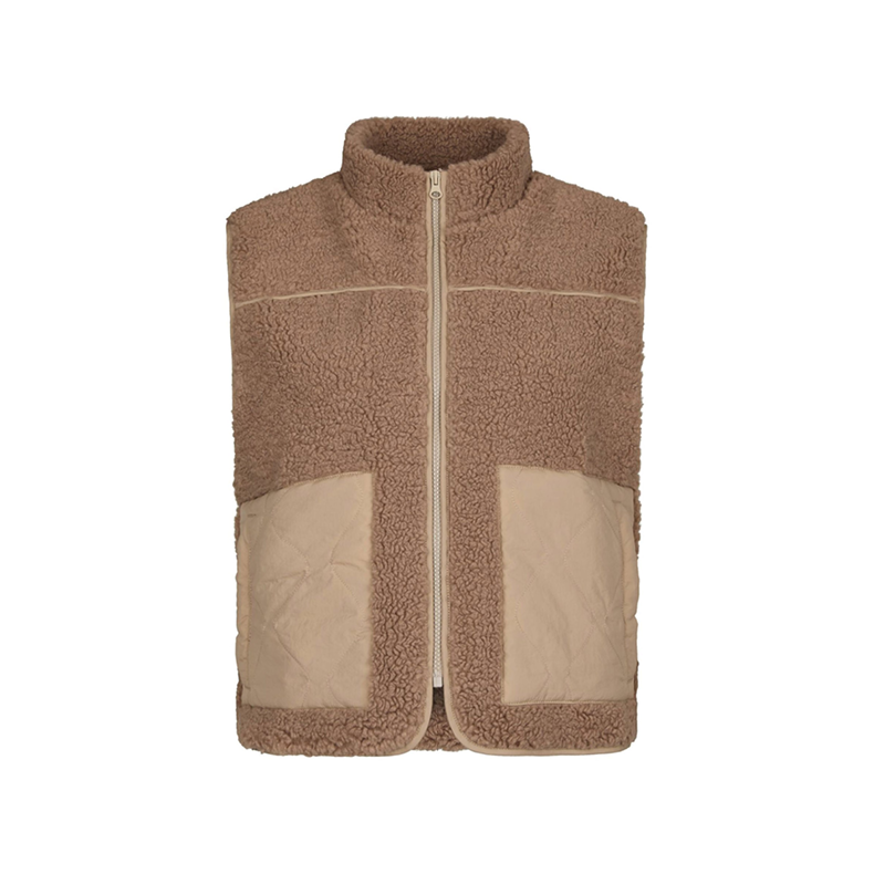 Scout teddy waistcoat Neo Noir, taupe