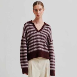 Vienna knit collar Second Female, sassafras