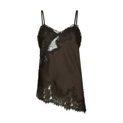 Viole lace top Neo Noir, dark brown